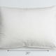 feather down pillow White Duck Feather and Down Cushion Pillow Insert for Wholesale-Feather Down